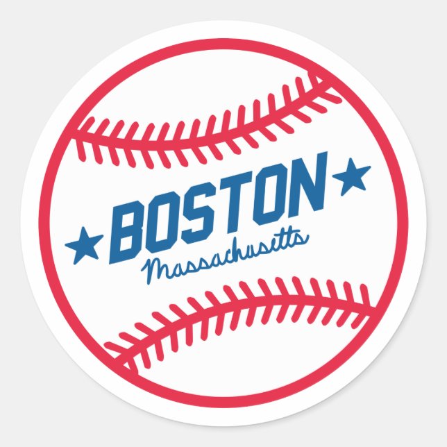 Adesivo Boston Baseball (Frente)