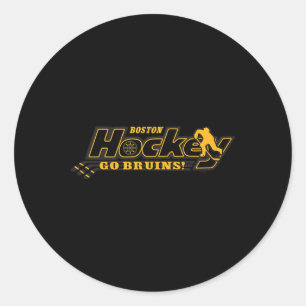 Adesivo Boston Bruins Hockey Branco Licenciado Oficialment