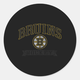 Adesivo Boston Bruins Hóquei Vintage Cinza Licenciado Ofic