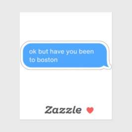 Adesivo Boston Decal, Engraçado Viagem Merch, Na moda mini