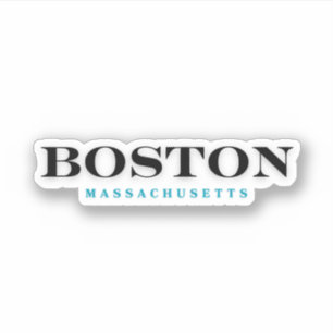 Adesivo Boston Massachusetts