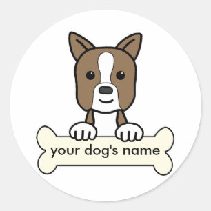 Adesivo Boston personalizada Terrier