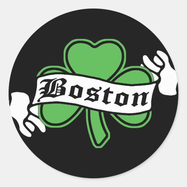 Adesivo Boston Shamrock (Frente)