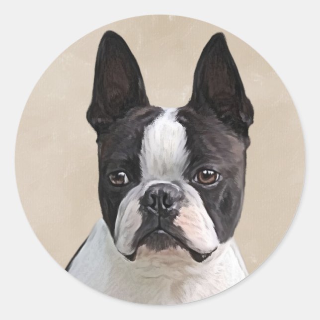 Adesivo Boston Terrier (Frente)