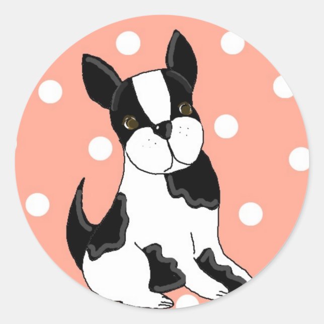 Adesivo Boston Terrier (Frente)