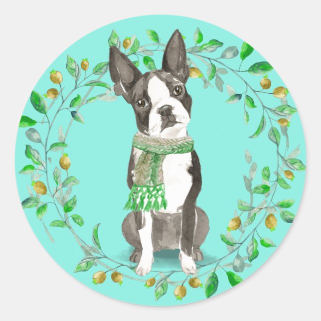 Adesivo Boston Terrier Bestie (Frente)