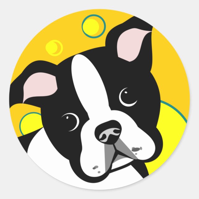 Adesivo Boston Terrier Dog (Frente)