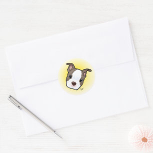 Adesivo Boston Terrier Puppy