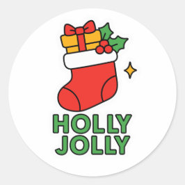 Adesivo Bota de Natal
