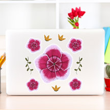 Botânica Floral bonito, Retirada À Mão