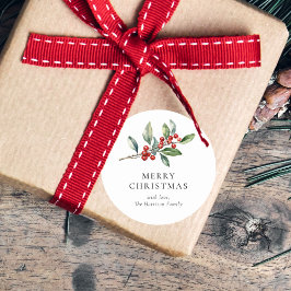 Adesivo Botânica Simples Elegante de Cores Aquáticas de Na