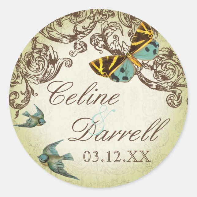 Adesivo Botânica Wedker ou Seal - Verde (Frente)