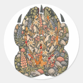 Adesivo Botanical Mountain Goat Hoof Alpine Nature Sticker