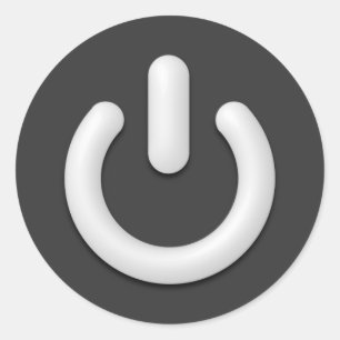 Adesivo Botão à espera (do poder)