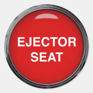 Adesivo Botão de Seat de ejetor