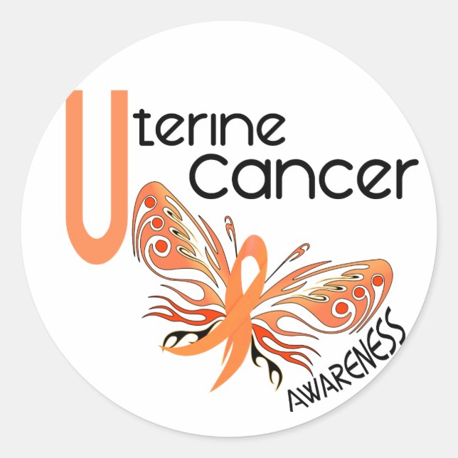 Adesivo BOTÃO DO Cancer Uterino 3.1 (Frente)