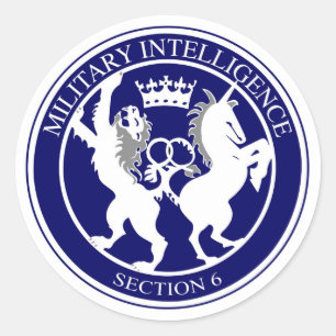 Adesivo Botão do logotipo MI6