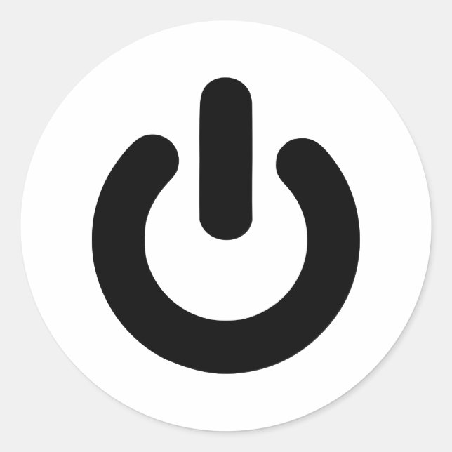 Adesivo Botão liga/desliga (Frente)