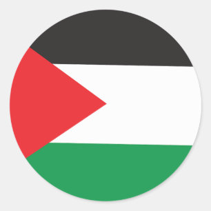 Adesivo Botão Palestino, Bandeira Palestina Patriótica