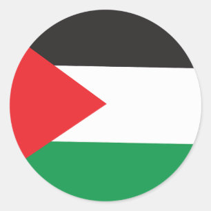 Adesivo Botão Palestino, Bandeira Palestina Patriótica