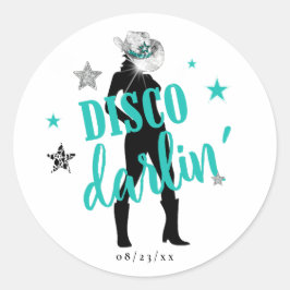 Adesivo Botas 'n Brilho Disco Querida Azul ID925