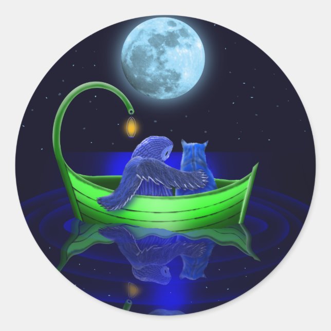 Adesivo bote verde de ervilha (Frente)