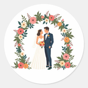 Adesivo Boticelli Casal Sticker