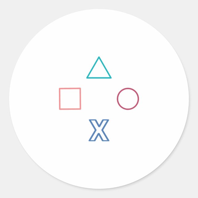 Adesivo Botões do controlador, Presente para jogador, Vide (Frente)