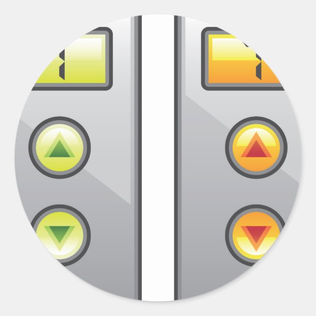 Adesivo Botões do elevador (Frente)