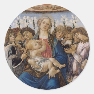 Adesivo Botticelli Madonna e Criança