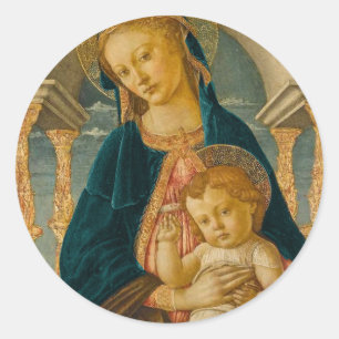 Adesivo Botticelli Wantage Madonna e Child c 1470