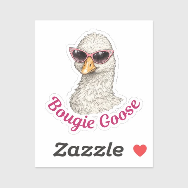 Adesivo Bougie Goose - Funny Glam Goose Silly (Folha)