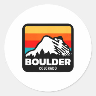 Adesivo Boulder Colorado Skiing Snowboard Family Trip 1