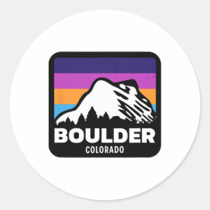 Adesivo Boulder Colorado Skiing Snowboard Family Trip 2