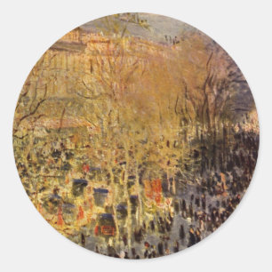 Adesivo Boulevard des Capucines de Claude Monet, Arte Fino