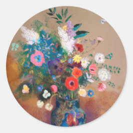 Adesivo Bouquet Of Wild Field Flowers - Odilon Redon