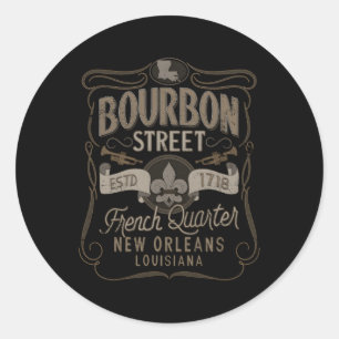 Adesivo Bourbon Street French Quer New Orleans