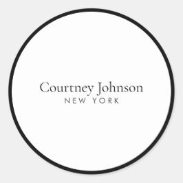 Adesivo Boutique Black/White, Elegante e minimalista, de l