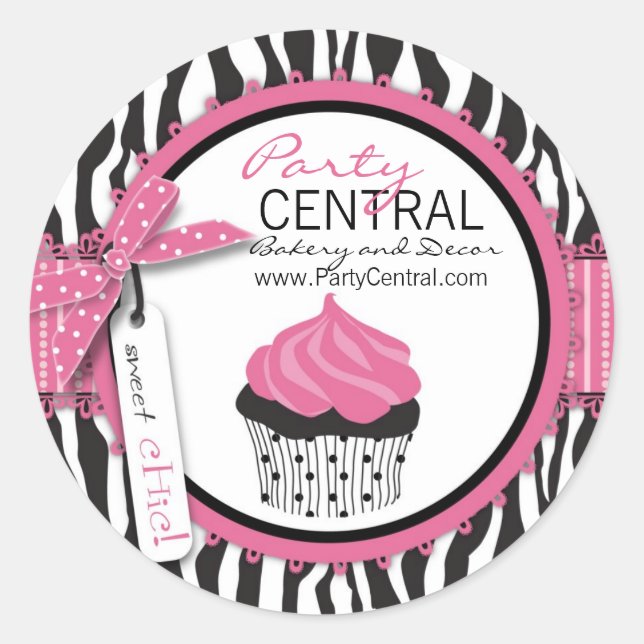 Adesivo Boutique Chic Business Sticker (Frente)