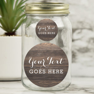 Adesivo Boutique elegante de madeira da fazenda do país d