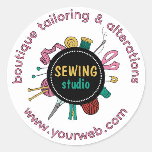 Adesivo Boutique Tailoring & Alterations - Estúdio de Cost