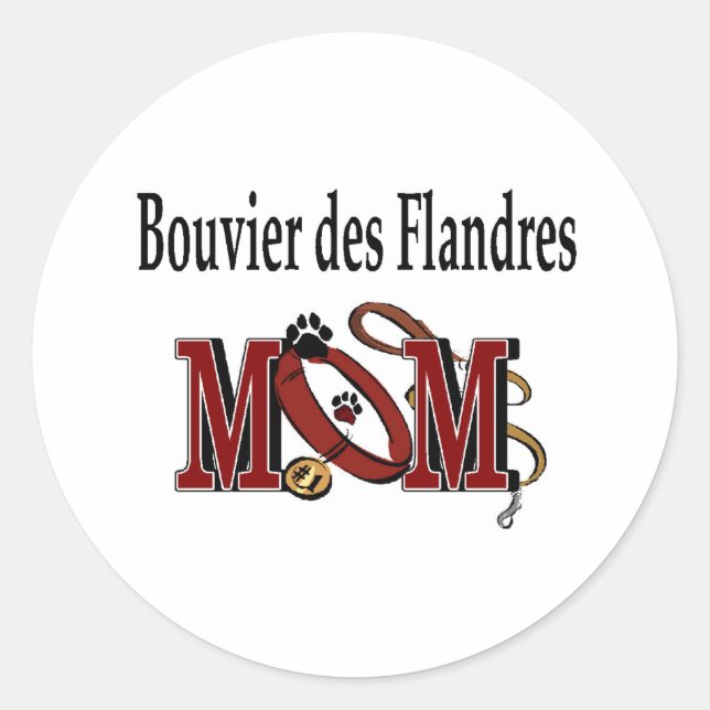 Adesivo Bouvier des Flandres Dog MOM (Frente)