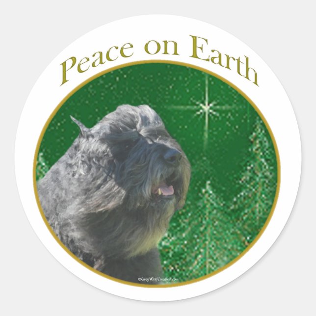 Adesivo Bouvier Des Flandres Peace (Frente)