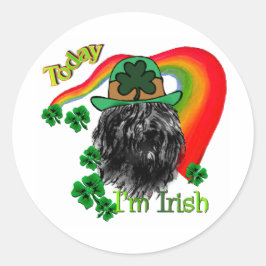 Adesivo Bouvier des Flandres St Patricks