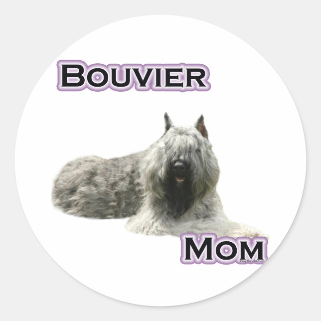 Adesivo Bouvier Mãe 4 - Sticker (Frente)