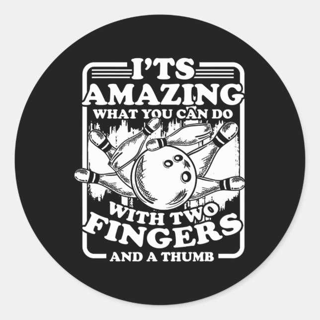 Adesivo Bowling Alley Pins Spare Strike 2  (Frente)