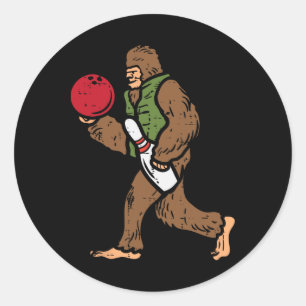 Adesivo Bowling Pé Grande Funilário Sasquatch Meninos Cria