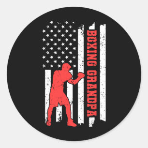 Adesivo Boxe América Bandeira Boxe Artes Marciais Boxe Avô