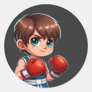 Adesivo boxe jovem