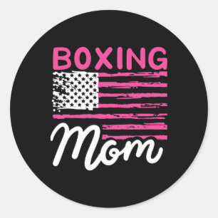 Adesivo Boxeando Mãe Boxeando Mãe Kickboxing Mamãe Mamãe D